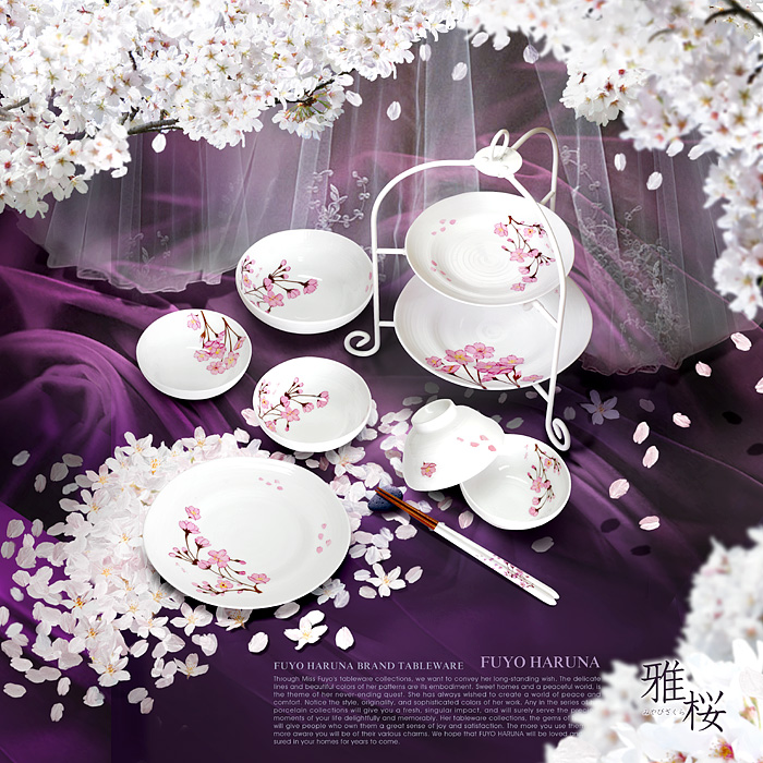 さくら、サクラ、桜の器（湯呑み、マグ、お茶碗、カップ、皿、鉢、ボウル）